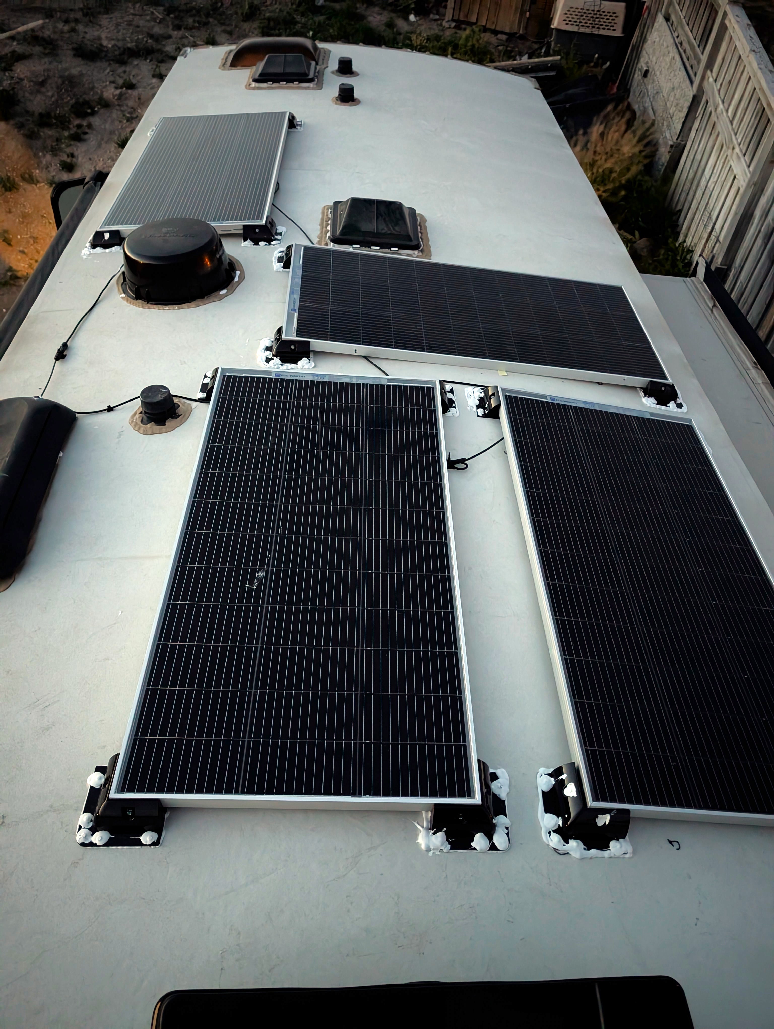 Utah RV Power off-grid lithium battery and inverter installation in a travel trailer